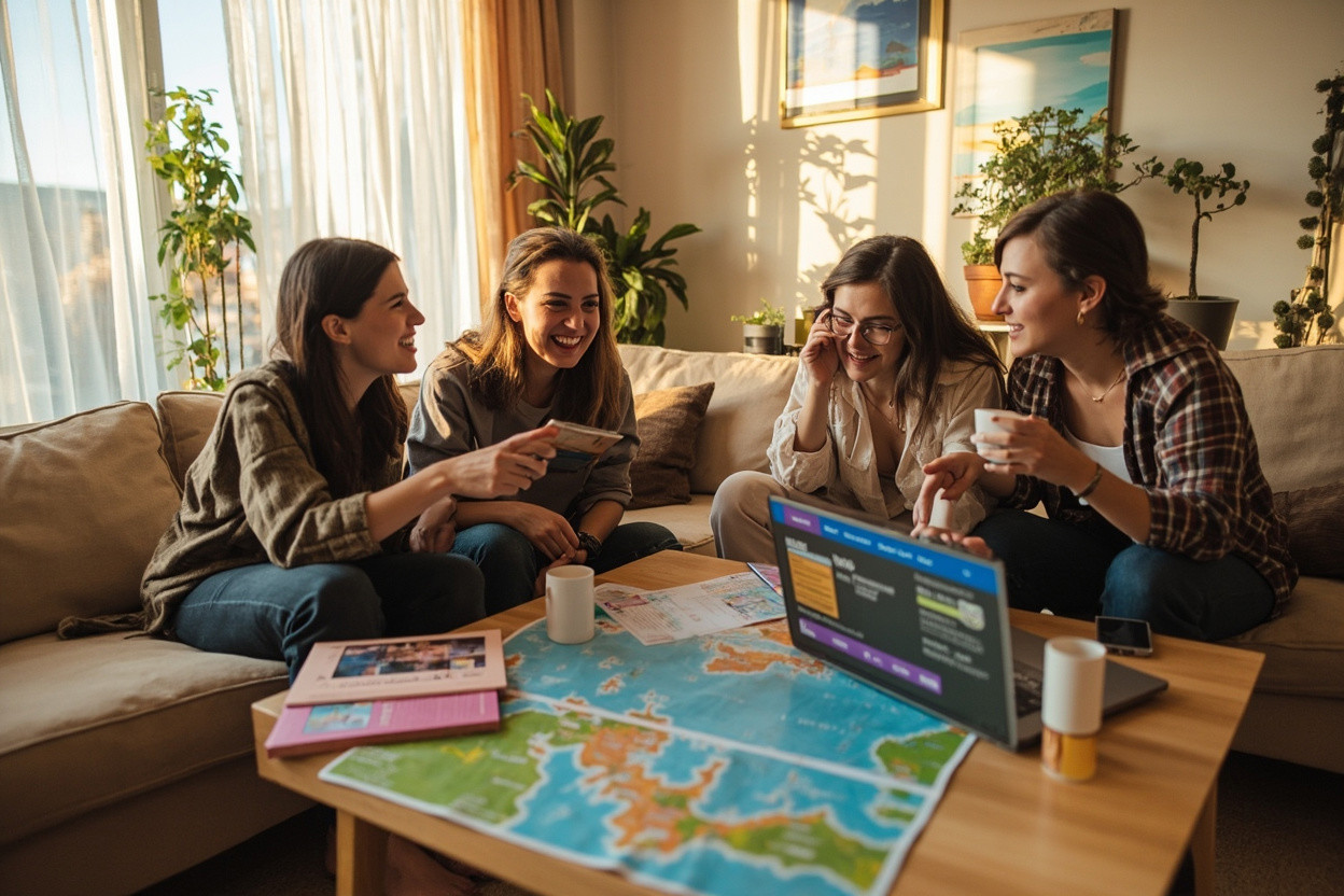 Как организовать поездку с друзьями: советы по совместному планированию. - Туристический портал