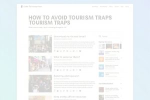 Как избежать туристических ловушек: советы по выбору мест для посещения. - Советы в путь | Туристический портал